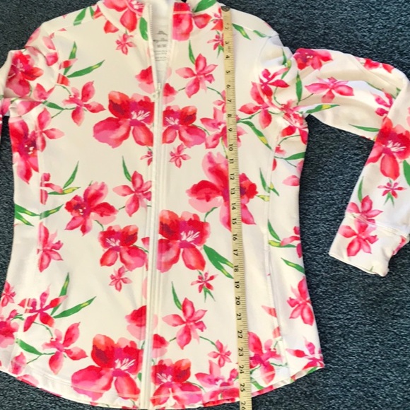 Tommy Bahama Cotton Zip Up Jacket Sz M - Picture 8 of 9